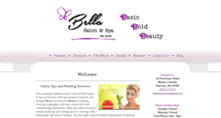 Desktop Screenshot of bellasalon.org